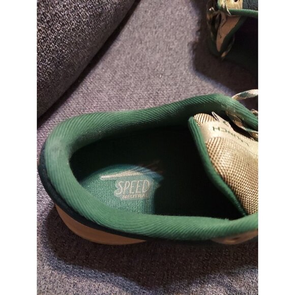 Size 12 - Brooks Launch 7 Run Lucky W Running Walking Shoes Green Gold - Picture 9 of 12